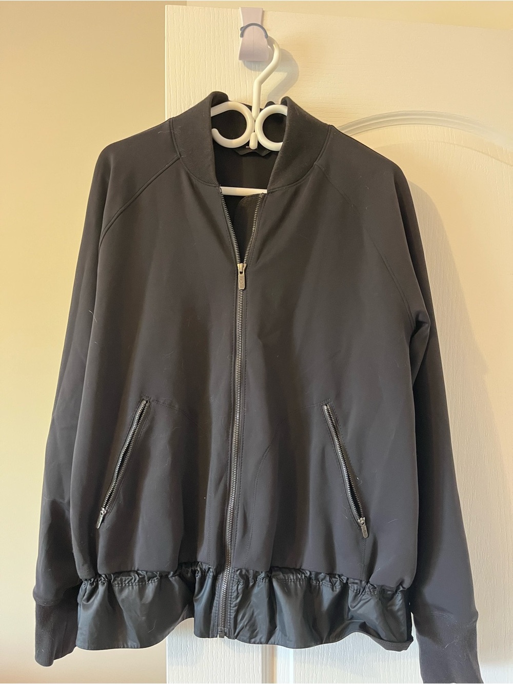 lululemon athletica Black Bomber Jacket